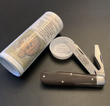 🔥 Great Eastern Cutlery 153216CL Crown Lifter Maroon Linen Micarta Knife GEC picture