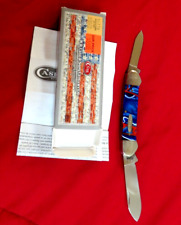 W.R. Case & Sons Knife Tested XX Trapper Blue 6254 SS Collectible 2014 New NWT picture