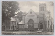 M.E. Church Wellsboro Pennsylvania c1910 Antique Postcard picture