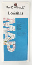 Vintage Rand McNally Road Map Louisiana 1989 picture