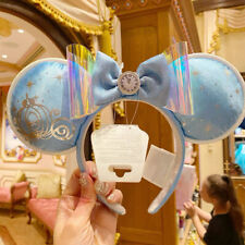 Authentic Disney 2024 Cinderella Minnie Mouse Ears Headband Disneyland picture