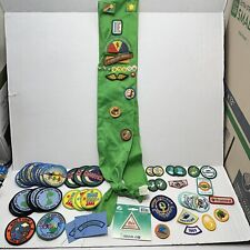 Lot of BSA Boy Scouts of America Sash & Patches Patch Big Lot picture