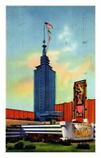 1933 Chicago World's Fair Hall of Science Illinois Vintage Postcard  picture