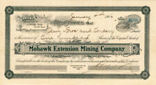 Mohawk Extension Mining Co. - Stock Certificate - Mining Stocks picture