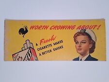 U.S. WWII Marvels Mild Cigarettes Poster Wartime Ad 