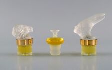 Three Lalique perfume bottles. Late 20th century picture