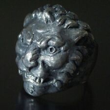 ENGRAVED LION RING SALE STERLING SILVER LION RING  CUSTOM LTD picture
