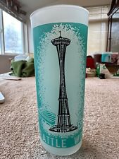 Vintage 1962 Seattle World's Fair Space Needle Frosted  Glass picture