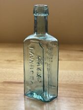 Antique 1850s Open Pontil Medicine Bottle Dr Baker's Pain Panacea Cincinnati, OH picture
