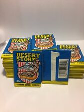 Desert Storm trading cards this auction is for single packs. picture