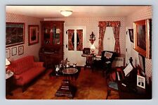 Peninsula OH-Ohio, Jonathan Hale Homestead Living Room, Antique Vintage Postcard picture