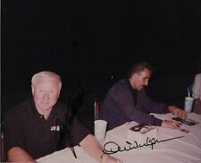 Nascar Racers Cale Yarborough and Derrike Cope in person signed 10x8 photo picture