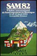Original Poster France SAM 82 Expo Mountain Layouts '82 picture