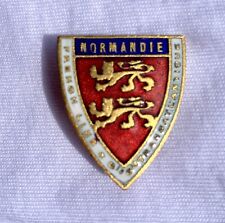 Antique SS Normandie CGT French Line Ocean Liner Enamel Badge Pin picture