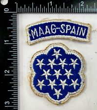 RARE Cold War US Army MAAG Military Assistance Advisory Group SPAIN Arc Patch picture