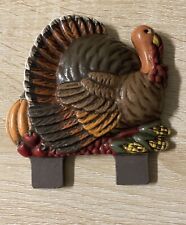 Midwest Of Cannon Falls Door Knocker Topper Turkey Cast Iron Thanksgiving picture