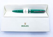 NOS Boxed Rolex Ballpoint Pen Metal Green Lacquer Twist  picture