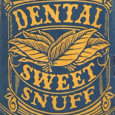 1946 Dental Scotch Sweet Snuff Ivey Owen Ad Premium Calendar Memo Book Notepad B picture