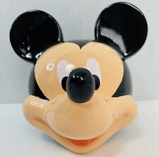 Disney Piggy Bank Mickey Mouse Head Bust Ceramic picture