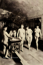 1905 Nude Brothel Women Prostitutes in Bordello 4