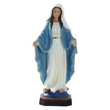 8.46'' Virgin Mary Resin Statue Figure Religious Handmade Decorate Catholic Gift picture