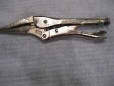 the original  IRWIN  VISE GRIP 9LN LOCKING NEEDLE NOSE PLIERS MADE IN USA  MINT picture