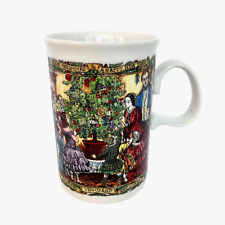 Dunoon Scotland Victorian Christmas Party Coffee Mug Christmas Cheer Series picture