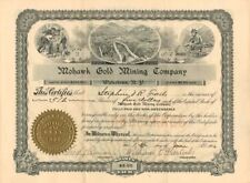 Mohawk Gold Mining Co. - Stock Certificate - Mining Stocks picture