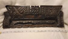 Rare Hand Carved Altar For Incense/ Offerings/ Book Holder/Séance/Rituals picture
