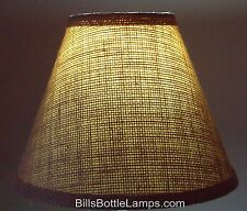 Rustic Cottage Cabin Burlap Table Light LAMP SHADE 