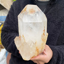 3.5lb Large Natural Clear White Quartz Crystal Cluster Rough Healing Specimen picture