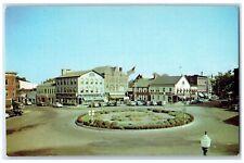 Center Square Gettysburg PA, Wills House Masonic Temple Street Scene Postcard picture