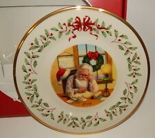 Lenox Annual Christmas Holiday Plate 2016 Santa Claus NEW MIB picture