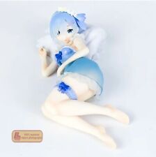 Anime Re Sleeping Rem blue dress cute girl PVC Action Figure Statue Toy Gift picture