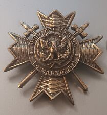 Vintage Order of the Crown of Romania Pin/Brooch/Medal 1940s 1881 picture