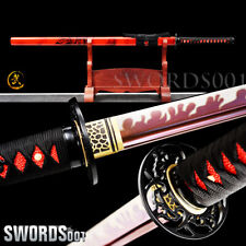 gorgeous red Ninjato Japanese Samurai Ninja Sword manganese steel purple blade picture