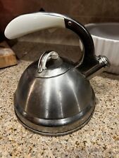 Calidad 2.7 QT Professional Quality Stainless Steel Whistling Tea Kettle VTg picture