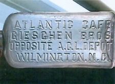 ATLANTIC CAFE, GIESCHEN BROS., Whiskey Flask, Wilmington, NC,N.C. picture