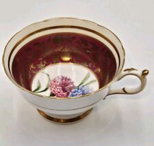 Red Paragon HYDRANGEA Tea Cup  1930s  England  Vintage No Flaws Replacement  picture