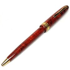 Omas A.M. 87 Wooden Shaft Ballpoint Pen Breyerwood Chess Nut Lady From Japan picture