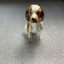 1960’s Beagle Dog Figurine Bone China Hand Painted Made In Japan picture