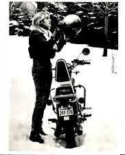 LG932 1983 Orig Val Mazzenga UPI Photo DONNA ALVINE Elgin Sports Star Motorcycle picture