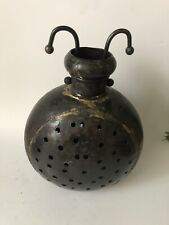 Vintage /Candle lantern Pressed Steel Iron / Lamp Light dot wall shadows ladybug picture