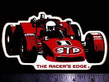 STP Mario Andretti INDY 500 - Original Vintage 1960’s 70’s Racing Decal/Sticker picture