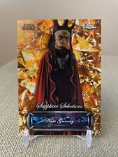 2024 Topps Star Wars Chrome Sapphire Nute Gunray Sapphire Selections Gold #37/50 picture