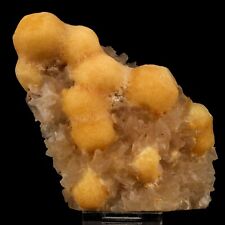 Thomsonite Yellow Color Rare with Stilbite Natural Mineral Specimen # B 6428 picture
