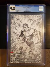 Justice League #7 DC Comics 2018 Jim Lee 1:100 Superman Sketch Cover CGC 9.8 picture