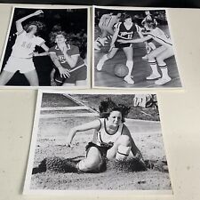Vintage Women’s Sports Late 1970s Photos, Long Jump, Basketball Photography 8x10 picture