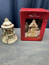 Lenox 2009 Mistletoe Park Series Musical Gazebo Bandstand With Box Working picture