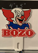 BOZO  The Clown Thick Metal Plate Topper Sign Circus Cartoon Character Gas Oil picture